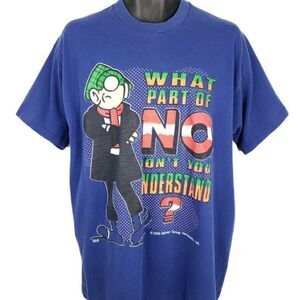 Andy Capp T Shirt Vintage 90s Reg Smythe Comic Strip Made In USA Mens Size XL